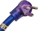 Welder Buddy #2 50A 240v Splitter, 14' 6-50 input cable to one 6-50 and one 14-50 outlet with kWh meter