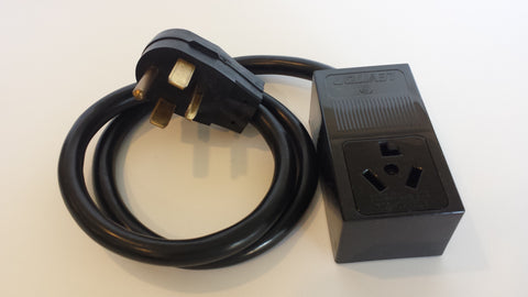 Adapter #14 14-30 Plug to 10-30R box outlet adapter