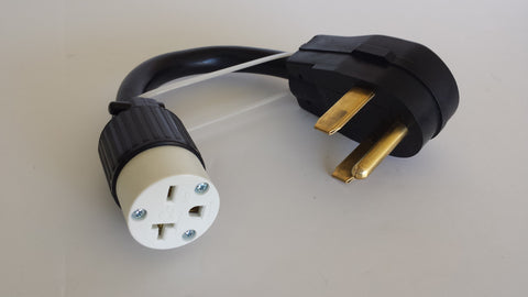 EVSE adapter plugs into 1996 and up Dryer outlets and 50amp Electric Range outlets - Adapter #18