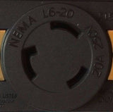 EasySplit 220™ #22 30A 240v Splitter 5ft. cable NEMA 10-30 (before 1996) to one 10-30 and one L6-20 outlets with kWh meter