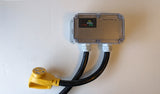 50amp Power Spy™ #32 50A 240v OUTDOOR power monitor - NEMA 14-50 plug to single 14-50 outlet on 1' tail