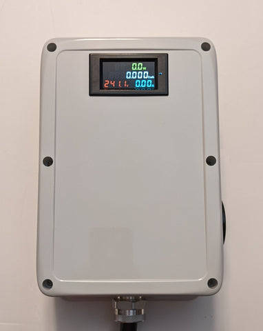 Power Spy™ #9 20A 120v power monitor - NEMA L5-20 to single L5-20 outlet with kWh meter