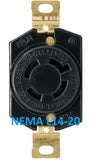 20amp Dryer Buddy® Plus AUTO Customize Your Own, 20A 2-way switcher, 5ft. cable with kWh Meter