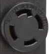 Power Spy™ #4 30A 240v power monitor - NEMA L14-30 to single L14-30 outlet with twin kWh meters