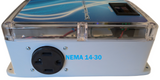 Power Tunnel™ 240 volt through wall extension with PRO Outlet Center™