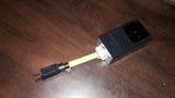 EVSE adapter to allow 14-30 plug equipped EVSE's to plug into common 15amp and 20amp 120 volt wall outlets - Adapter #75