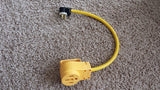 Adapter #21 v.2 15amp. 5-15 right angle plug (regular 15A plug) to 14-50 outlet