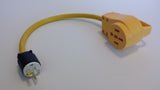 Adapter #29 20amp 6-20 Plug to Camco EZ-Pull 14-50 socket Adapter 1ft.