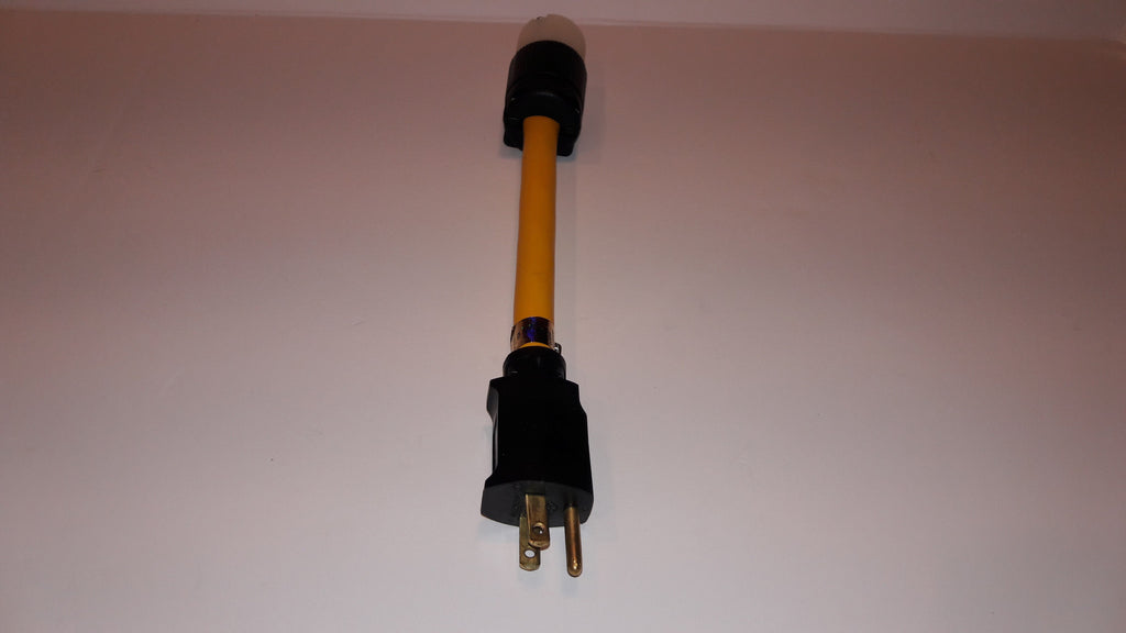 EVSE adapter to plug into common 15amp and 20amp 120 volt wall outlets