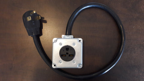 Adapter #78 30amp, 14-xx Plug to 6-30 box outlet Adapter