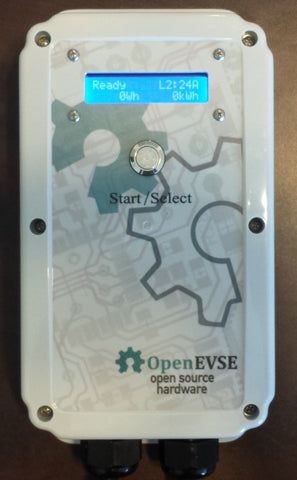 OpenEVSE Value Series - 16A 3.84kW 240volt Charging Station with RGB LCD & Real Time Clock, Ammeter, WiFi connected