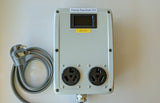 EasySplit 220™ #1 30A 240v Splitter 5ft. cable NEMA 10-30 (before 1996), two 10-30 outlets with kWh/Watt/Volt/Amp meter