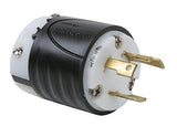 Power Spy™ #7 30A 120v power monitor - NEMA L5-30 to single L5-30 outlet with kWh meter