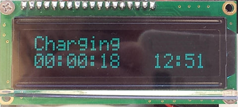 RGB LCD display with Real Time Clock - add a beautiful RGB LCD and programable start/stop times to your EVSE.